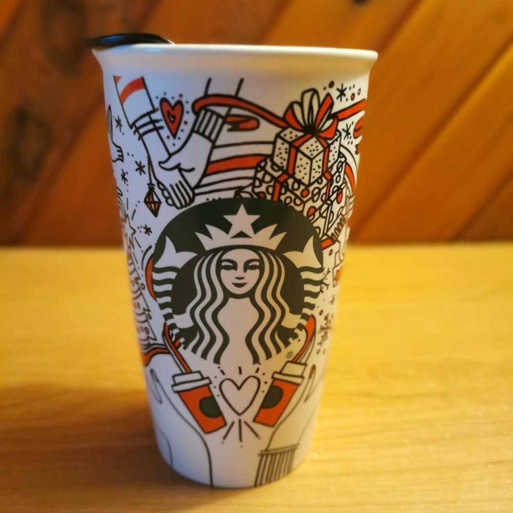 Starbucks Ceramic Travel Mug